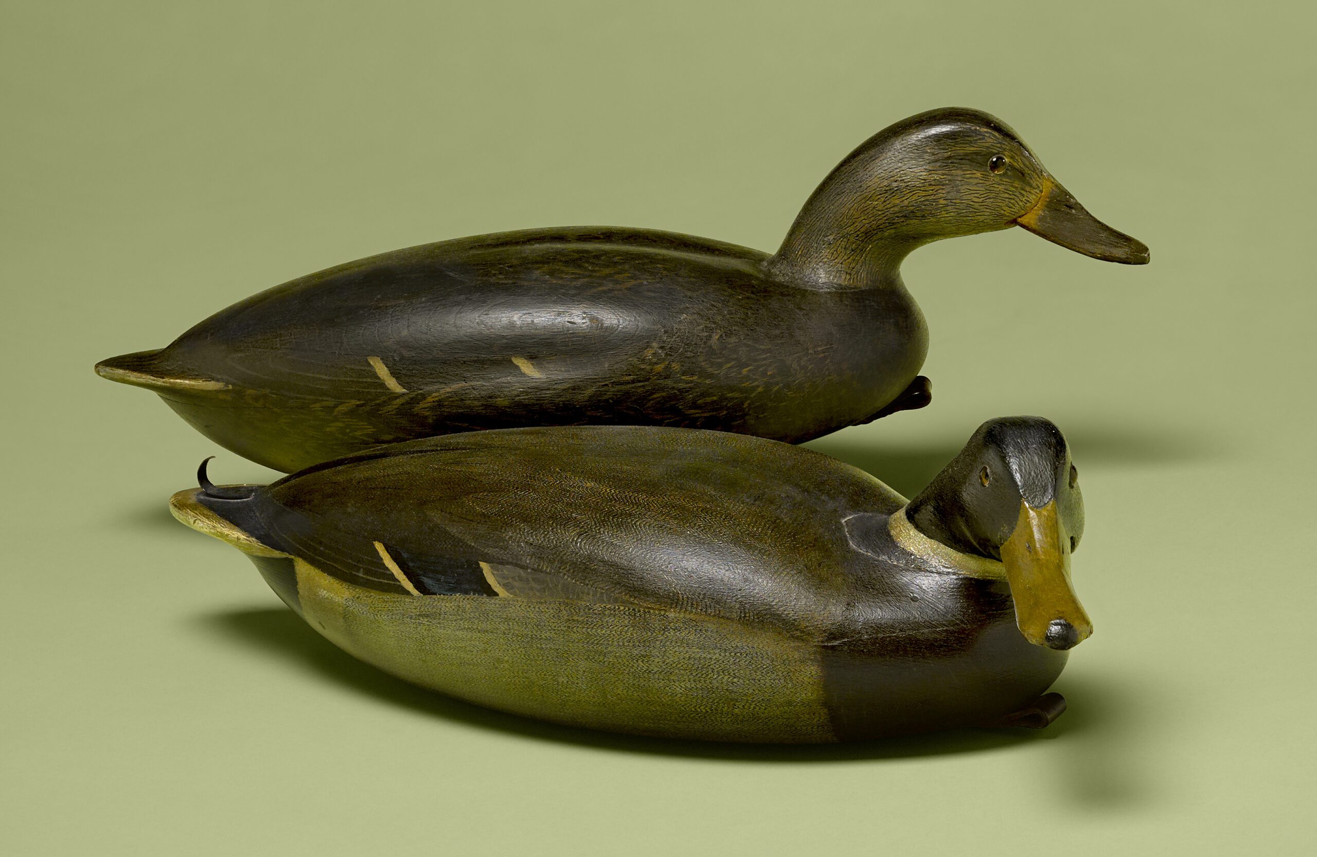 two duck decoys