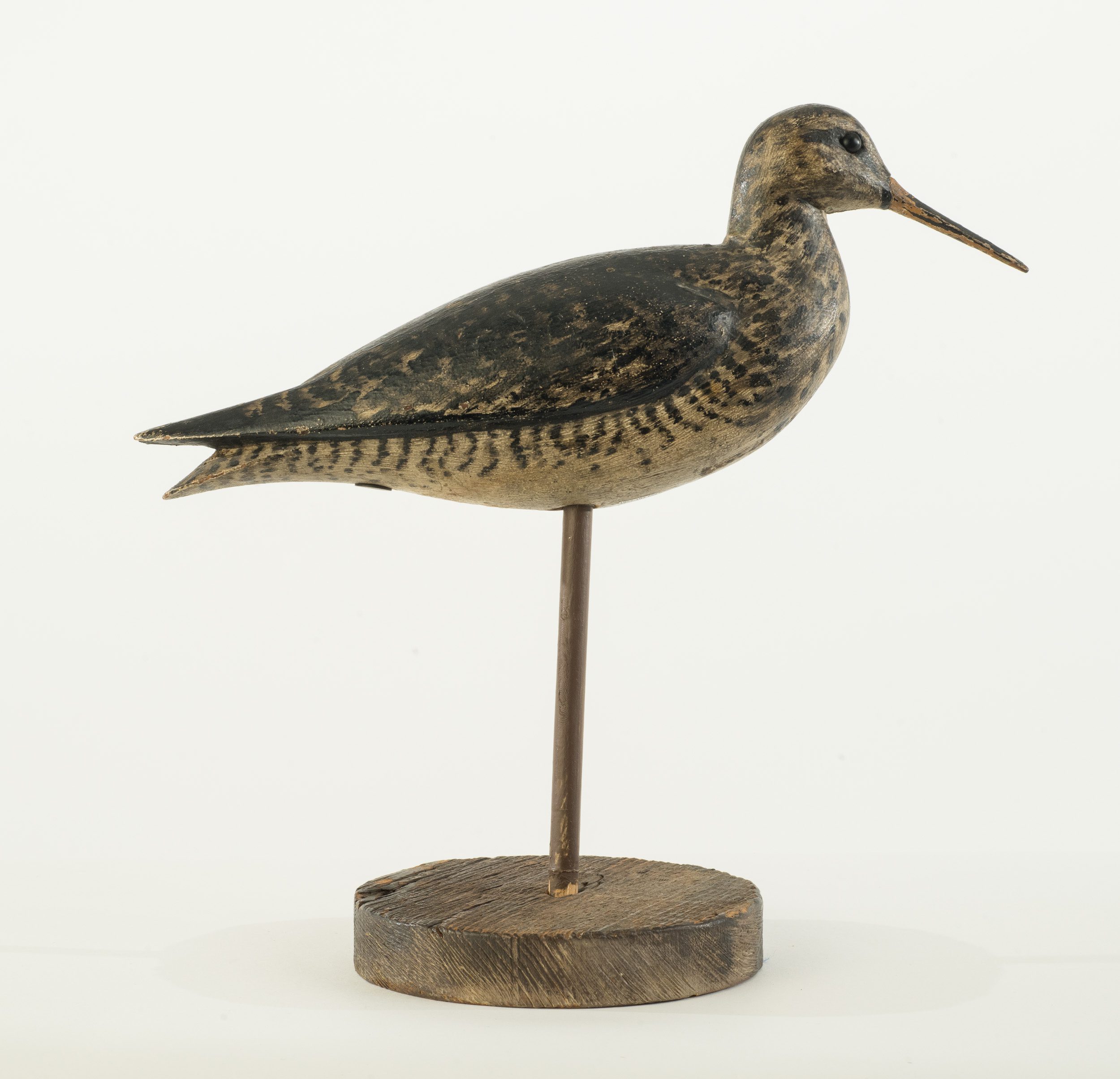 Standing Yellowlegs Painted Wood Stickup Decoy Standing Yellowlegs Painted Wood Stickup Decoy