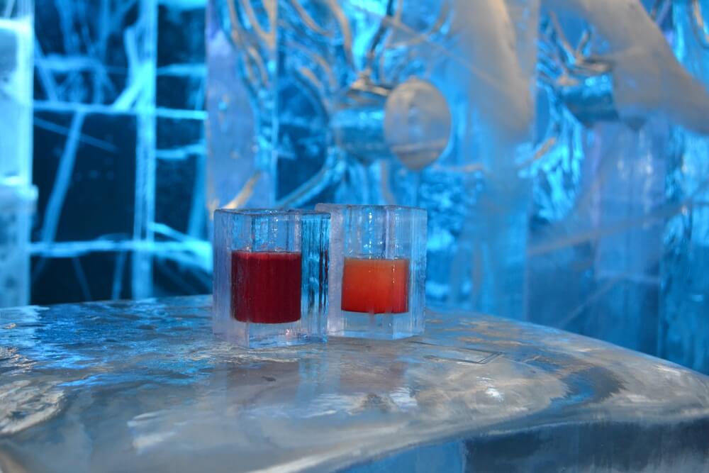 Shelburne Museum Hosts Ice Bar at Winter Lights